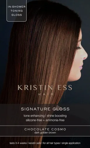 Miniatura 12 de Kristin Ess Tinte semipermanente para el cabello en brillo cobre + castaño - Cobre Penny - Aumento del brillo en color rojo, castaño + rubio fresas