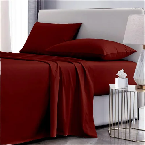 Miniatura 7 de Juego de ropa de cama de 800 hilos, 4 piezas, 100% algodón egipcio, color negro, juego de ropa de cama de algodón de fibra larga, tejido de satén