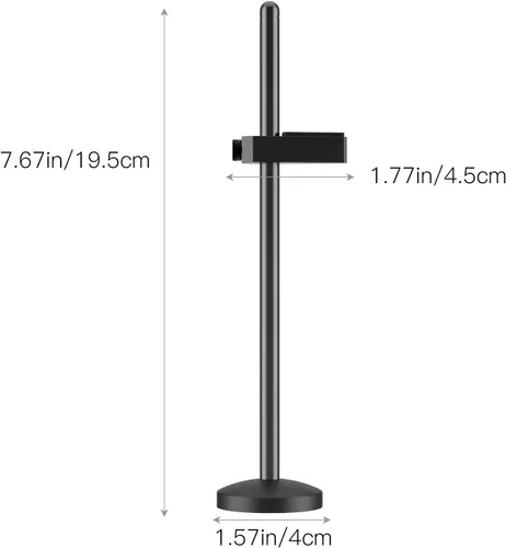 Miniatura 3 de upHere Tarjeta gráfica GPU Brace Soporte de tarjeta de video Sag Holder/Holster Bracket, anodizado aluminio aeroespacial negro (G195BK)