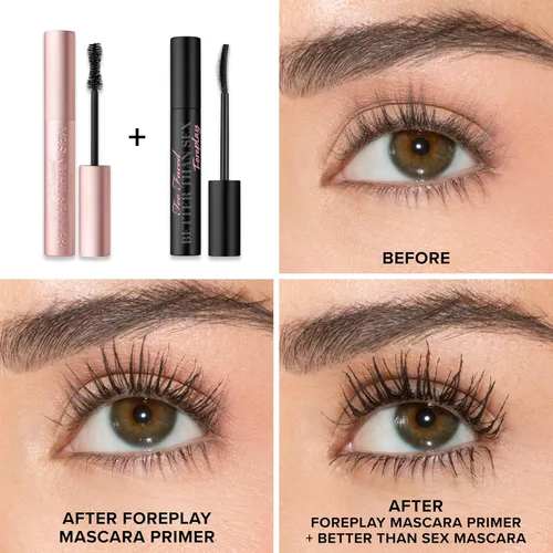 Miniatura 2 de Too Faced Better Than Sex Foreplay Mascara Primer Waterproof Eyelash Primer for Volume and Length Nourishing Argan Oil + Grape Seed Oil Formula