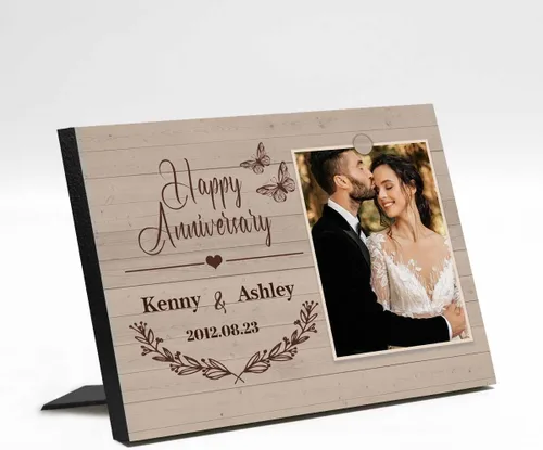 Miniatura 8 de Marco de fotos de boda personalizado con nombre de foto, regalos de boda personalizados para parejas, marco de fotos de boda personalizado, regalo