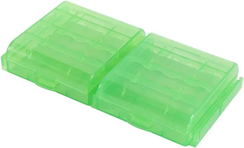Miniatura 2 de Caja de almacenamiento de batería de plástico duro transparente multifuncional para batería AA/AAA