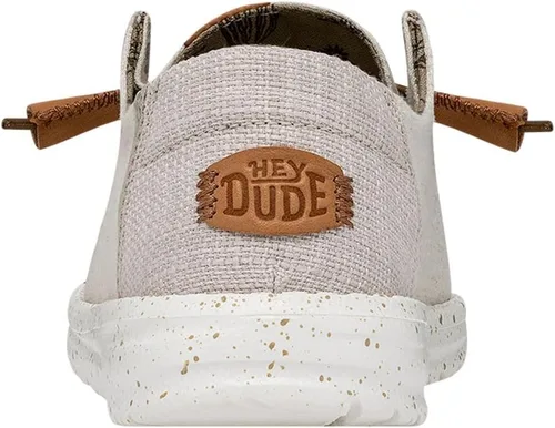 Miniatura 5 de Hey Dude Wendy - Zapatos de lona lavada para mujer Mocasines con cordones para mujer cómodos y ligeros