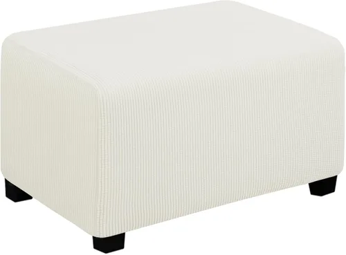 Miniatura 100 de Easy-Going Funda Elástica para Otomana Taburete de Almacenamiento Plegable Protector de Muebles Funda Rectangular Suave con Parte Inferior Elástica