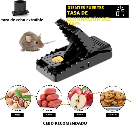 Miniatura 5 de Hdama Trampa para ratones, trampas para ratones que funcionan pequeñas trampas para ratones al aire libre e interior, las mejores trampas a presión
