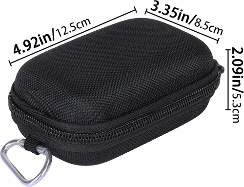 Miniatura 8 de Aenllosi Funda de almacenamiento rígida de repuesto compatible con cámara Canon PowerShot V10 Vlog, bolsillo de malla para cable de carga USB