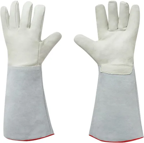 Miniatura 15 de Inf-way Guantes criogénicos de baja temperatura LN2 guantes protectores de nitrógeno líquido de almacenamiento en frío Guantes de seguridad
