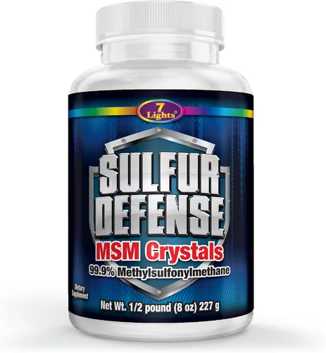 Miniatura 11 de Sulfur Defense Opti-MSM - Polvo MSM puro 99.9% fabricado en los Estados Unidos, cristales orgánicos de metilsulfonilmetano, vegano, sin OMG, sin