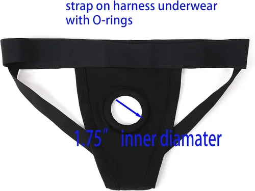 Miniatura 3 de Ropa interior con arnés con correa, arnés con correa para ropa interior sin tirantes para hombres y mujeres
