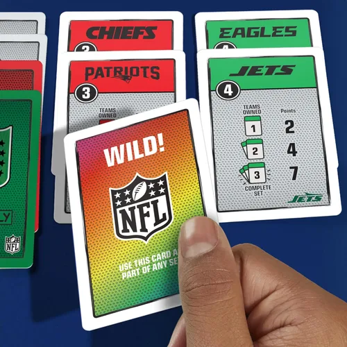 Miniatura 10 de Monopoly Deal NFL Edition Game Juego de cartas oficial de la NFL para familias y niños A partir de 8 años 2 a 5 jugadores 15 minutos