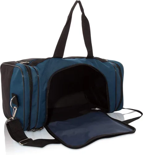 Miniatura 50 de Bolsa de lona, de DALIX, para el gimnasio, para viajar, 17 pulgadas