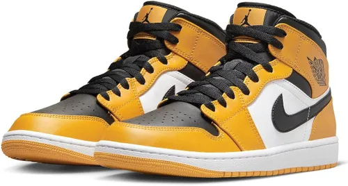 Miniatura 3 de Men's Jordan 1 Mid SE Turf OrangeBlack-White (DD6834 802)