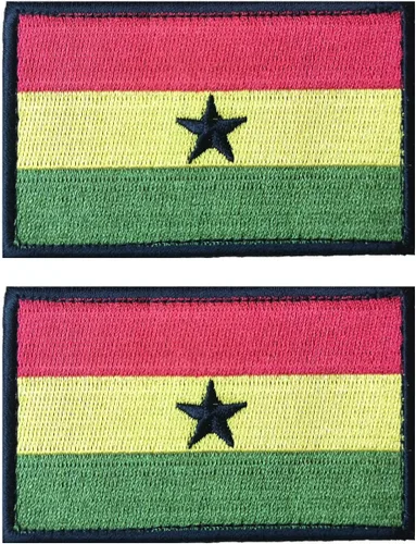 Miniatura 35 de 2 parches de bandera de Japón de AliPlus bordados tácticos militares moral parche apliques gancho y bucle
