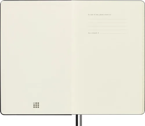 Miniatura 5 de Moleskine Cuaderno clásico expandido, tapa dura, grande (5 x 8.25 pulgadas), a rayas/forrado, negro, 400 páginas