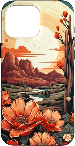 Miniatura 19 de Retro Flower Cactus, Aesthetic, Western Boho Wildflower Case for iPhone 17