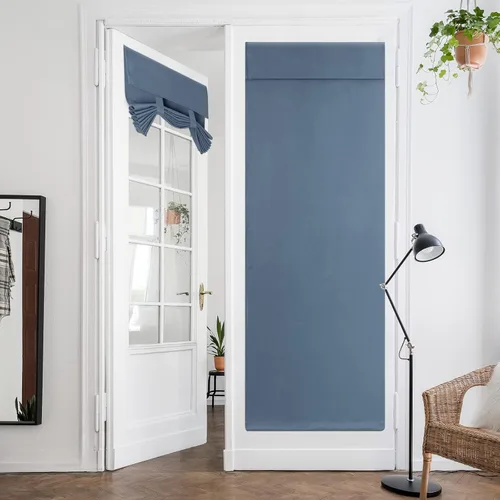 Miniatura 49 de HOMEIDEAS Cortinas Opacas para Aula para Puerta Principal, Cubierta de Ventana de Puerta de Aula, Persianas de Privacidad con Aislamiento Térmico