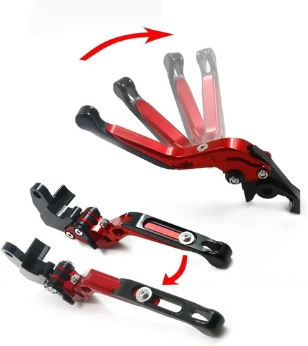 Miniatura 4 de KSHSAA Accesorios de motocicleta para Yam&ha FZ6 FZ 6 FAZER 2004-2010 XJ6 FZ6R 2009-2020 FZ8 2011-2015 CNC Palancas de embrague de freno ajustables