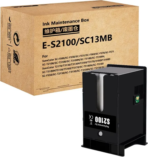 Fink Caja de mantenimiento de repuesto para caja de mantenimiento de tinta S2100 o C13S210057, funciona con impresora SureColor SC-F570 SC-F571