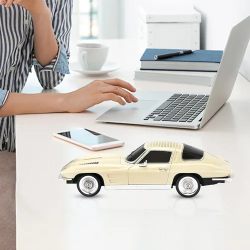 Miniatura 7 de WSTER WS-1969 Retro Sports Car Bluetooth Replica Altavoz - Modelo inalámbrico portátil con sonido HD, emparejamiento estéreo TWS, radio FM