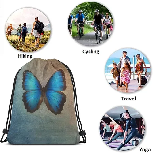 Miniatura 7 de Beabes No Drama Llama Cordón Bolsas Mochila Bolsa Gimnasio Saco Bolsa con Cordón, Multi-a37, Mochilas de viaje