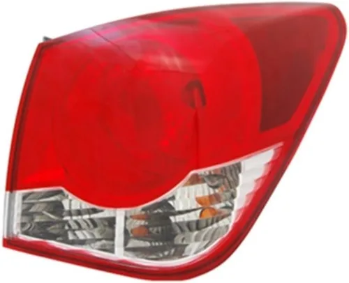 Evan Fischer Conjunto de luz trasera exterior del lado del pasajero compatible con Chevrolet Cruze 2011-2015, Cruze Limited 2016 montado en el