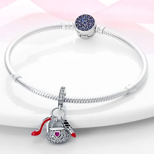 Miniatura 24 de KUNSIR Los abalorios se adaptan a pulseras Pandora para mujer, plata de ley 925, cuentas colgantes de joyería para niñas, dijes de feliz cumpleaños