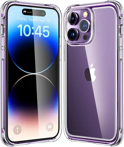 Miniatura 13 de Mkeke para Funda de iPhone 14 para iPhone 13 Funda Transparente Claro Amortiguadores de Choque Fundas para iPhone 13/14 Funda de Teléfono