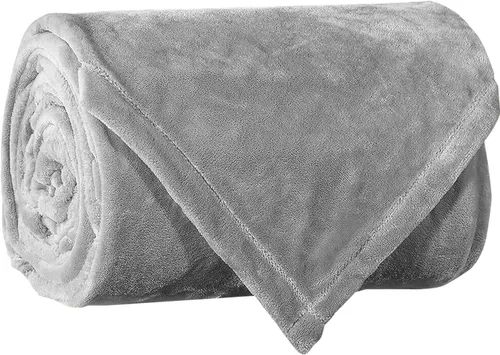 Miniatura 23 de Comfort Lab Manta de franela de felpa, suave, ligera, manta de forro polar para regalo, para sofá, cama y decoración del hogar, manta de forro polar