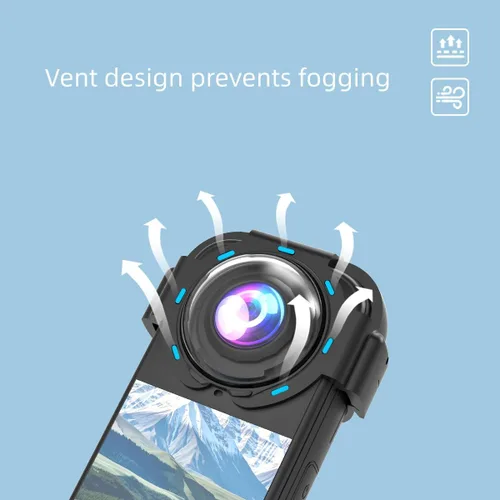 Miniatura 4 de Protector de lente para Insta360 X4 Air, protector de lente de vidrio óptico a presión para Insta 360 X4 Air extraíble, antivaho y antiarañazos
