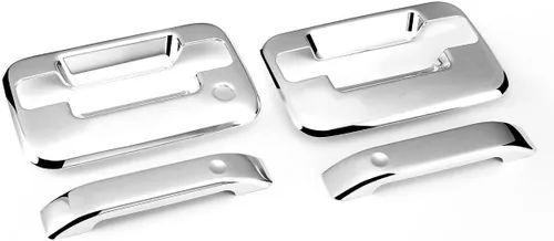Miniatura 3 de Cubierta de manija de puerta cromada para Ford F-150 2004-2014 modelo de 2 puertas sin teclado