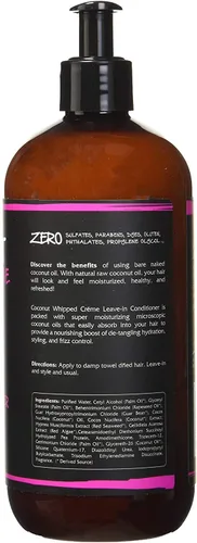 Miniatura 2 de Acondicionador de crema batida de coco Renpure, sin enguaje, 16 oz, Paquete de 1