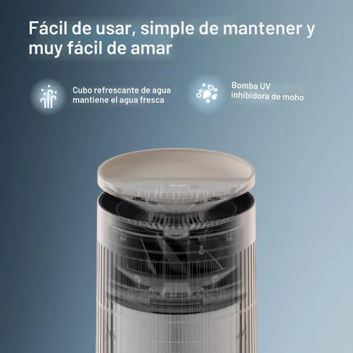 Miniatura 8 de Blueair Purificador de aire y humidificador 2 en 1 Pro para habitaciones grandes, HEPASilent™ elimina el 99.97% de alérgenos, polvo, humo, hasta