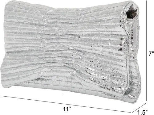 Miniatura 3 de JNB Bolso de mano tipo sobre de piel sintética