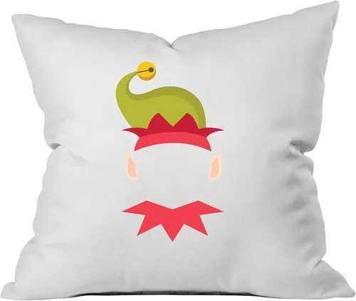 Miniatura 18 de Oh, Susannah Funda de almohada navideña de forro polar, multicolor (1 18 x 18 pulgadas)