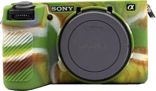 Miniatura 11 de Funda para cámara A6700, funda de silicona delgada y ligera para Sony Alpha A6700 (negro, glaseado)