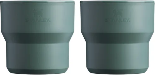 Miniatura 3 de Stanley Wildfare Go - Juego de cocina de acero inoxidable de 4 piezas con dos tazas Olla y tapa de 32 oz con mango plegable y de bloqueo 2 tazas
