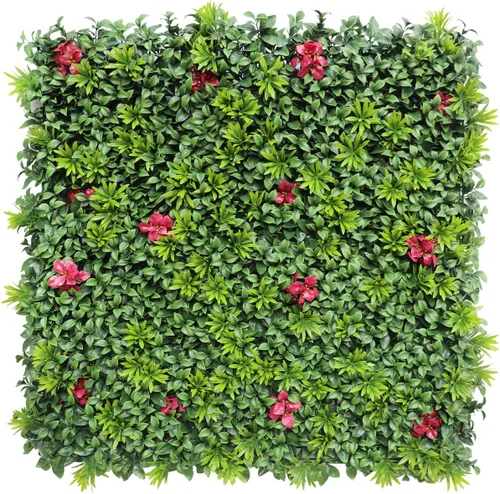 Miniatura 16 de Windscreen4less 1 panel artificial de boj de 40 x 40 pulgadas, decoración de pared verde hierba sintética para decoración de interiores y Panel 3D