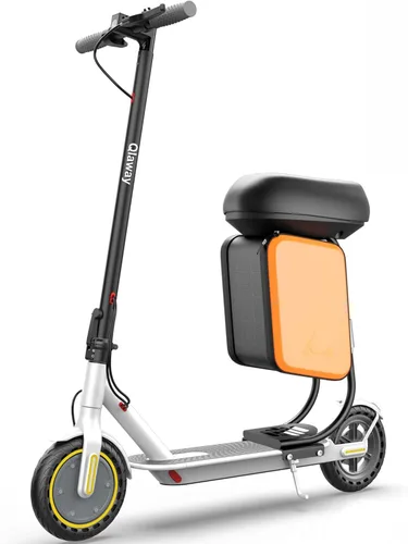 Miniatura 12 de Qlaway 10/8.5" E Scooter for Adults 19 MPH Sport Escooter 350W Motor, Electric Scooter 15-22 Miles Range, Bearing 265 LBS/APP Control Gris- amarillo