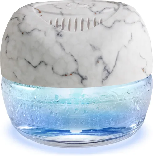 Miniatura 15 de Limpiador de Aire Lavador de Aire, Difusor de Aromas para Aire Fresco para el Hogar, Oficina, Purificador de Aire con Luz Nocturna (Negro)