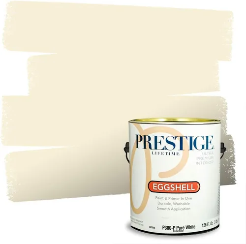 Miniatura 276 de PRESTIGE Paints Exterior Paint and Primer In One, 1-Gallon, Satin, Comparable Match of Benjamin Moore* Royal Linen* 931BM-PCM