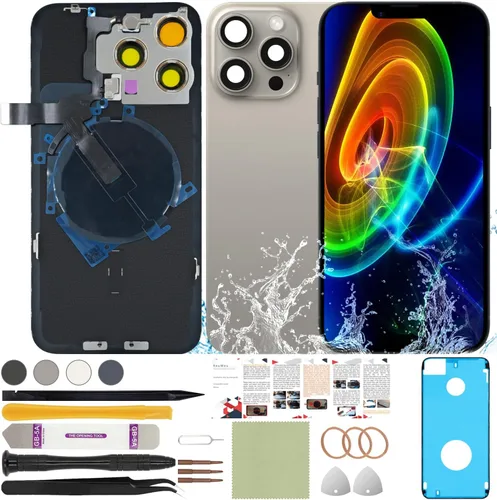 Miniatura 30 de Funda trasera de repuesto compatible con iPhone 8 de 4.7" + Herramientas profesionales (Gris espacial)
