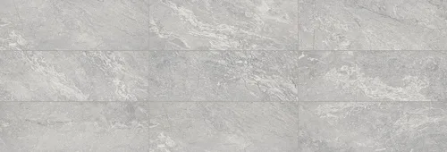 Miniatura 44 de Daltile Perpetuo - Moldura redondeada de porcelana con aspecto de mármol de porcelana de 3 x 24 pulgadas en gris eterno pulido (se vende por pieza)