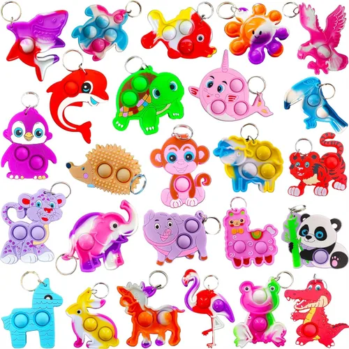 Miniatura 5 de Paquete de 30 unidades para niños, regalos de fiesta de San Valentín y regalos para estudiantes en el aula, juguetes sensoriales de burbujas
