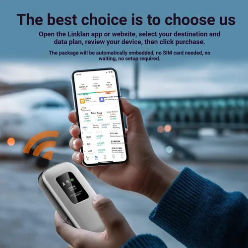 Miniatura 8 de Hotspot móvil portátil 4G LTE WiFi 6 Hotspot WiFi de viaje global Más de 180 países Hasta 48 horas de tiempo de uso Conecta hasta 16