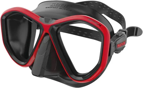 Miniatura 8 de Seac Símbolo, máscara de buceo hecha en Italia con dos lentes y hebilla 3D