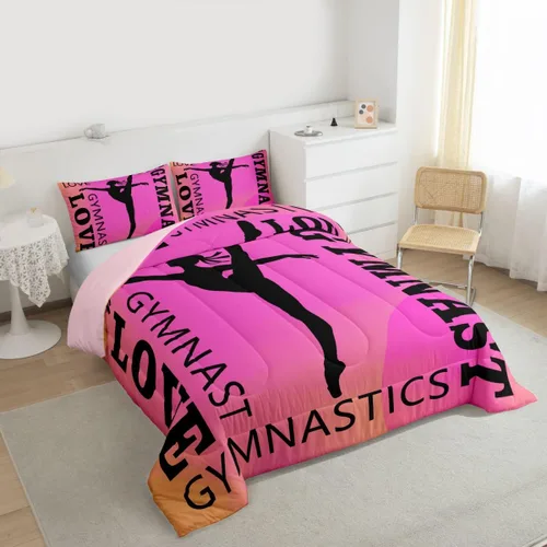 Miniatura 17 de Feelyou Juego de edredón de baloncesto para niñas y niños, juego de ropa de cama con juegos de pelota, decoración de habitación, regalo para amantes
