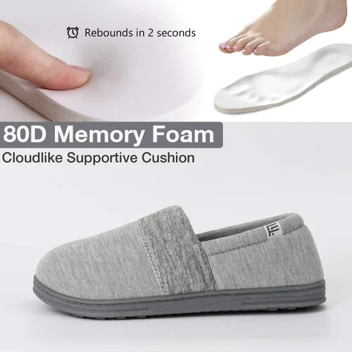 Miniatura 5 de FamilyFairy Pantuflas cómodas y ligeras de espuma viscoelástica antideslizantes para interiores y exteriores