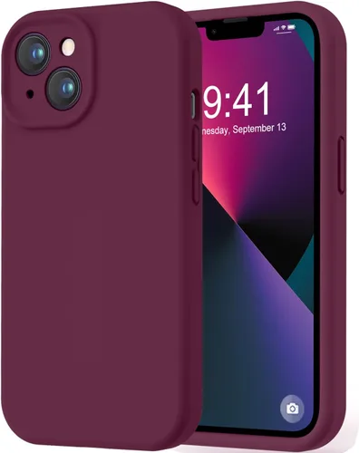 Miniatura 222 de LOVE 3000 Compatible con Funda para iPhone 15, [Cámara de Cobertura Completa de Silicona Suave] [Protección contra Caídas de 8 pies], Forro de Negro