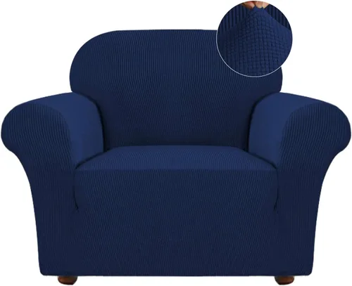 Miniatura 14 de Turquoize Funda elástica para silla reclinable, funda para sofá reclinable, funda de sofá de 1 pieza con bolsillo lateral, funda protectora
