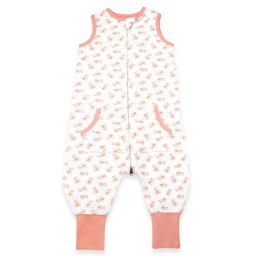 Sacos de dormir para niños de 12 a 24 meses, 1 paquete de manta para bebé con pies, sacos de dormir transpirables sin mangas para bebés niños y niñas